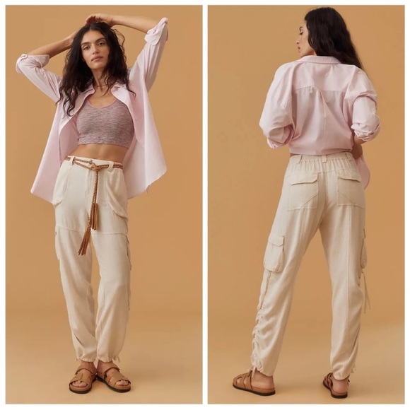 Anthropologie Pants - Anthropologie Relaxed Utility Pants Size Small NEW